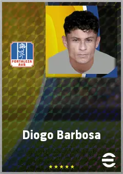 Diogo Barbosa eFootball 2026 player card, 72 OVR LB