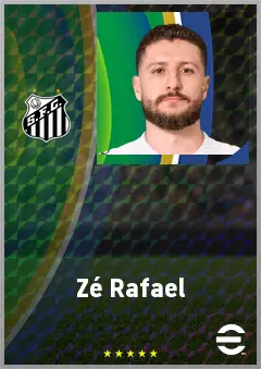 Zé Rafael eFootball 2026 player card, 73 OVR CMF