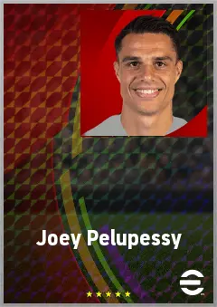 Joey Pelupessy eFootball 2026 player card, 70 OVR DMF