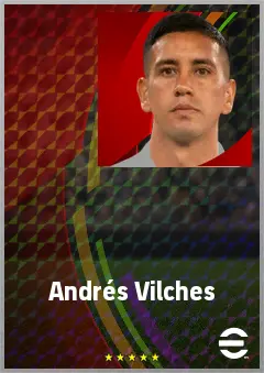 Andrés Vilches eFootball 2026 player card, 69 OVR CF