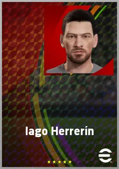Iago Herrerín eFootball 2026 player card, 72 OVR GK
