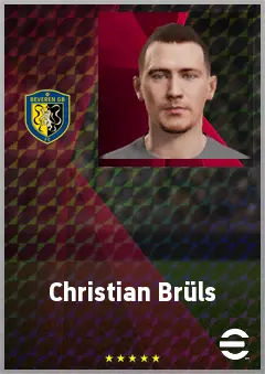 Christian Brüls eFootball 2026 player card, 70 OVR AMF