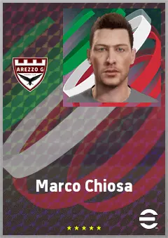Marco Chiosa eFootball 2026 player card, 69 OVR CB