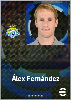 Álex Fernández eFootball 2026 player card, 70 OVR AMF