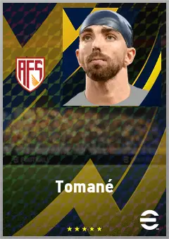 Tomané eFootball 2026 player card, 68 OVR CF