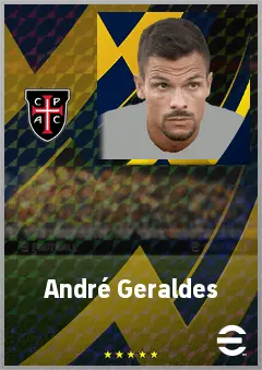 André Geraldes eFootball 2026 player card, 69 OVR RB