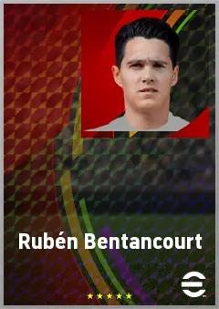 Rubén Bentancourt eFootball 2026 player card, 69 OVR CF