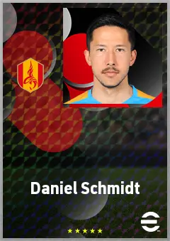 Schmidt Daniel eFootball 2026 player card, 72 OVR GK
