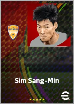 Sim Sang-Min eFootball 2026 player card, 68 OVR LB