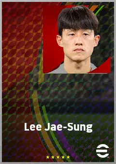 Lee Jae-Sung eFootball 2026 player card, 74 OVR AMF