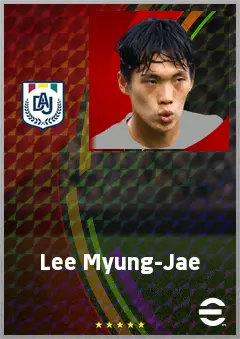 Lee Myung-Jae eFootball 2026 player card, 71 OVR LB