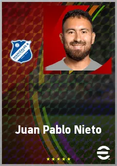Juan Pablo Nieto eFootball 2026 player card, 71 OVR CMF