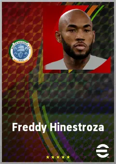 Freddy Hinestroza eFootball 2026 player card, 71 OVR LMF
