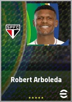 Robert Arboleda eFootball 2026 player card, 76 OVR CB