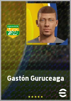 Gastón Guruceaga eFootball 2026 player card, 71 OVR GK