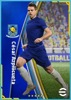 César Azpilicueta eFootball 2026 player card, 87 OVR RB