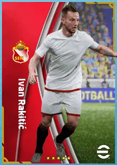 Ivan Rakitić eFootball 2026 player card, 87 OVR CMF