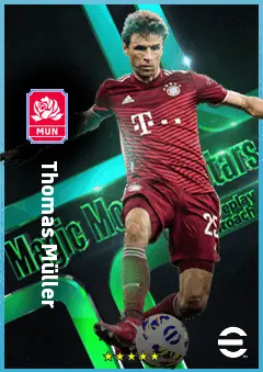 Thomas Müller eFootball 2026 player card, 89 OVR SS