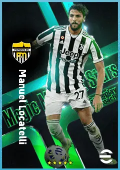 Manuel Locatelli eFootball 2026 player card, 88 OVR DMF