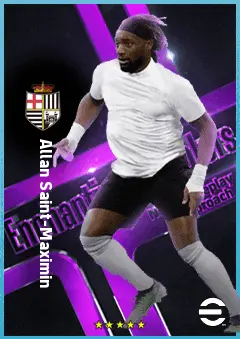 Allan Saint-Maximin eFootball 2026 player card, 86 OVR LMF