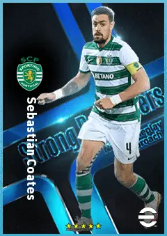 Sebastián Coates eFootball 2026 player card, 86 OVR CB