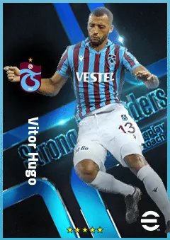 Vitor Hugo eFootball 2026 player card, 83 OVR CB