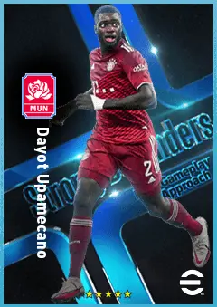 Dayot Upamecano eFootball 2026 player card, 88 OVR CB