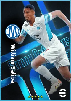 William Saliba eFootball 2026 player card, 84 OVR CB