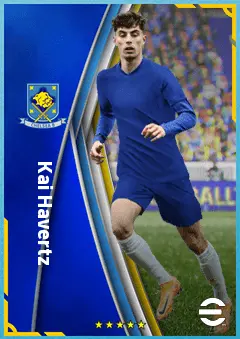 Kai Havertz eFootball 2026 player card, 89 OVR SS
