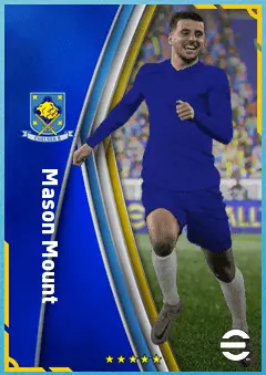 Mason Mount eFootball 2026 player card, 89 OVR AMF