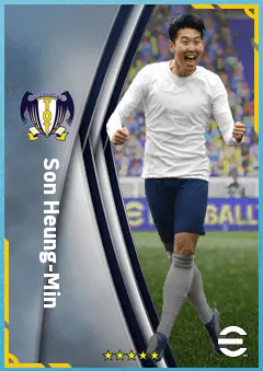 Son Heung-Min eFootball 2026 player card, 90 OVR LMF