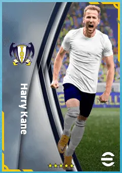 Harry Kane eFootball 2026 player card, 91 OVR CF