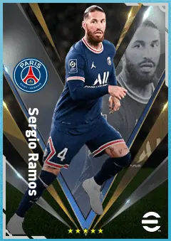 Sergio Ramos eFootball 2026 player card, 89 OVR CB