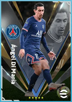 Ángel Di María eFootball 2026 player card, 88 OVR RWF