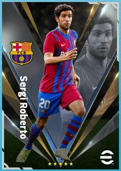 Sergi Roberto eFootball 2026 player card, 84 OVR RB