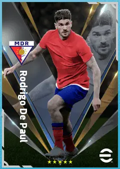 Rodrigo De Paul eFootball 2026 player card, 88 OVR CMF