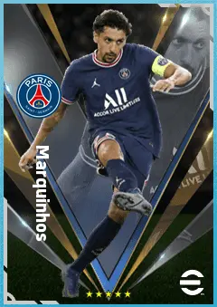 Marquinhos eFootball 2026 player card, 90 OVR CB