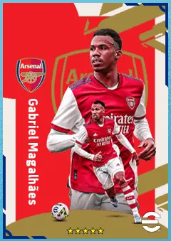 Gabriel Magalhães eFootball 2026 player card, 86 OVR CB