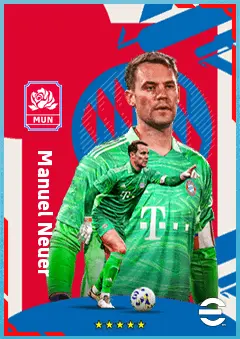 Manuel Neuer eFootball 2026 player card, 91 OVR GK