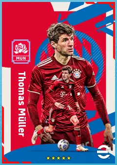 Thomas Müller eFootball 2026 player card, 89 OVR SS
