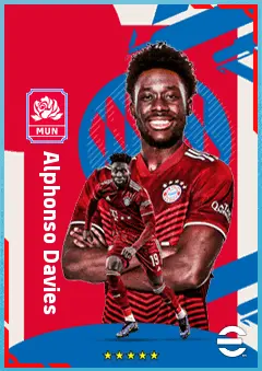 Alphonso Davies eFootball 2026 player card, 89 OVR LB