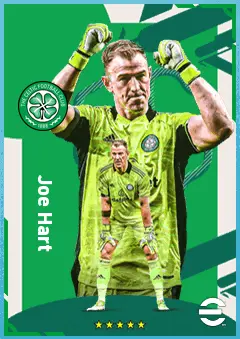 Joe Hart eFootball 2026 player card, 81 OVR GK