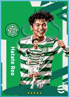 Hatate Reo eFootball 2026 player card, 78 OVR LWF