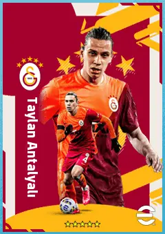 Taylan Antalyalı eFootball 2026 player card, 84 OVR DMF