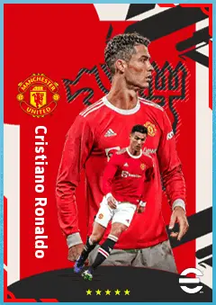 Cristiano Ronaldo eFootball 2026 player card, 91 OVR CF