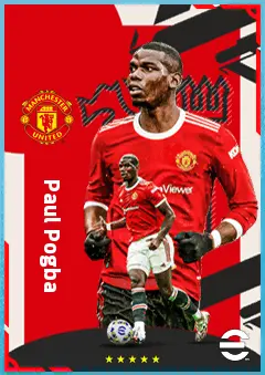 Paul Pogba eFootball 2026 player card, 88 OVR CMF