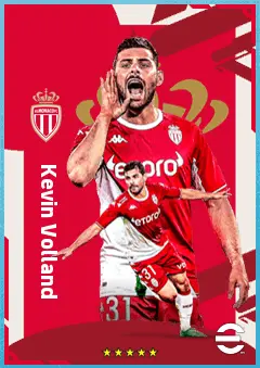 Kevin Volland eFootball 2026 player card, 86 OVR CF