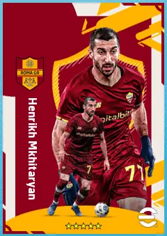 Henrikh Mkhitaryan eFootball 2026 player card, 86 OVR AMF