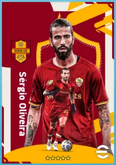 Sérgio Oliveira eFootball 2026 player card, 85 OVR CMF