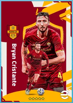 Bryan Cristante eFootball 2026 player card, 84 OVR DMF